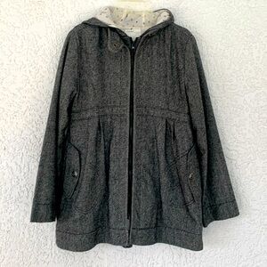 Old Navy pea coat/jacket with hood size 14/XL